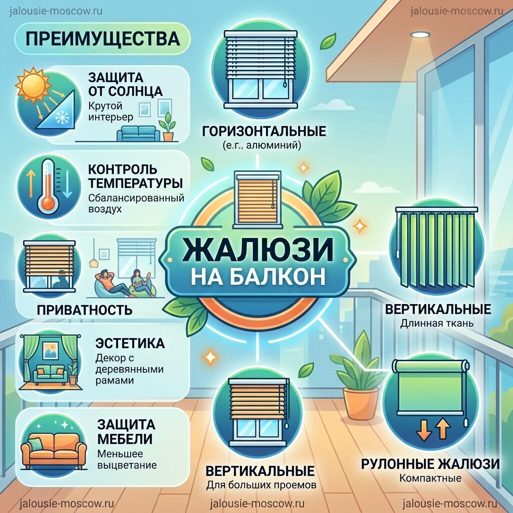 заказать жалюзи для балкона