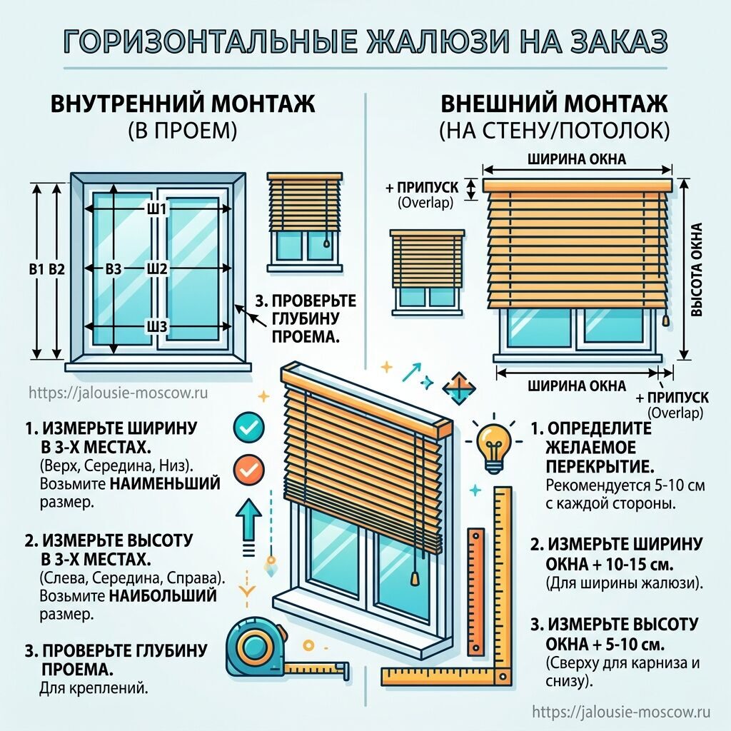 заказать горизонтальные жалюзи