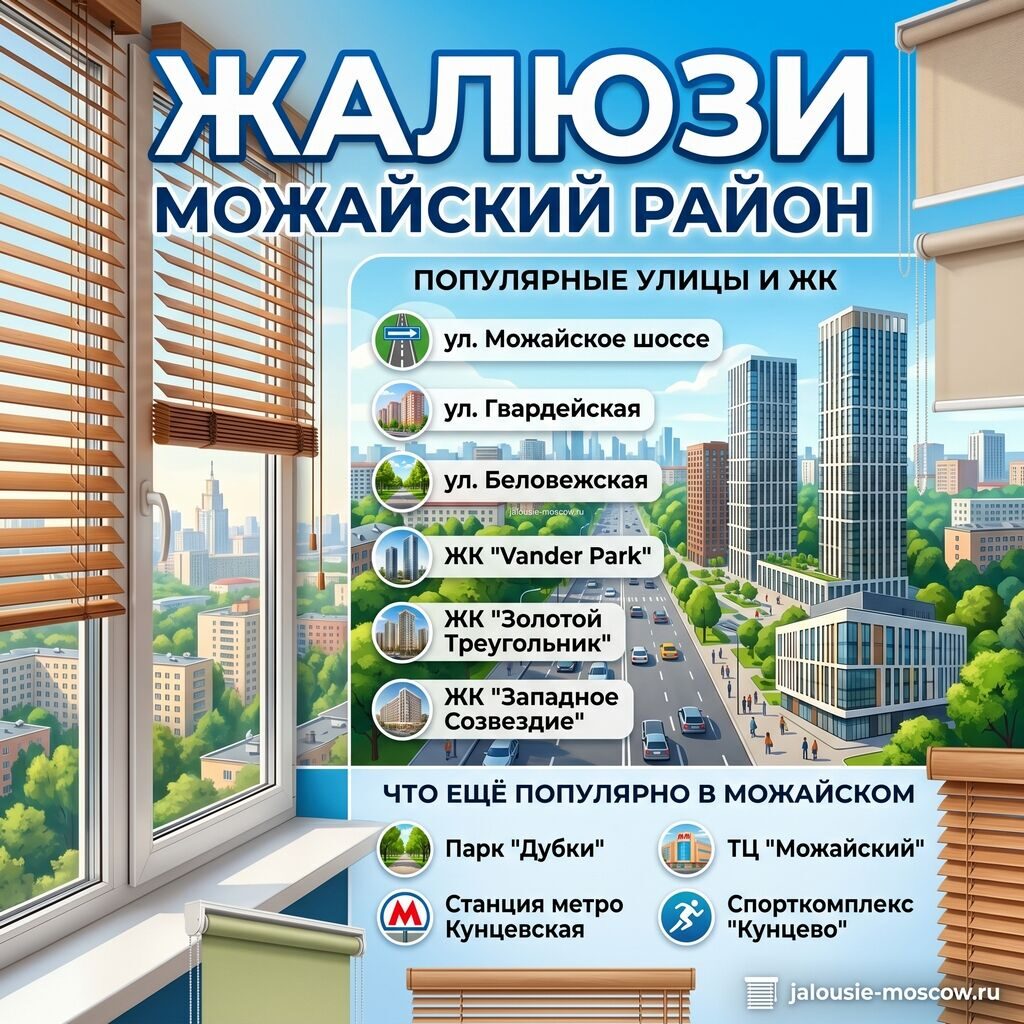 Интернет-магазин жалюзи Можайский район