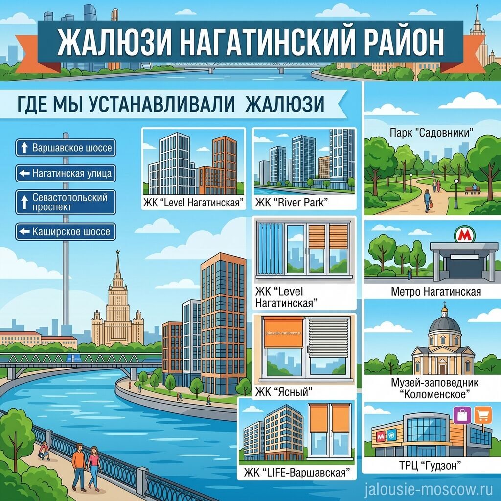 Интернет-магазин жалюзи Нагатинский затон